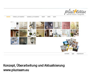 Webauftritt von Fotograf Werner Krauss und Team